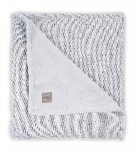 JOLLEIN Blanket 100x150 Confetti Knit/Fleece  - Grey